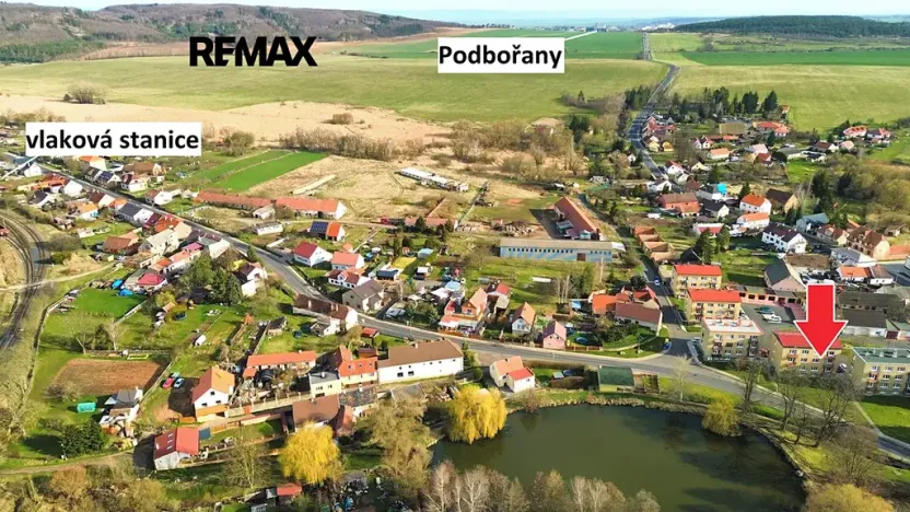 Pronájem bytu 3+kk, Vroutek, Nádražní, 60 m2
