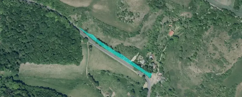Dražba pozemku, Nepomyšl, 1805 m2