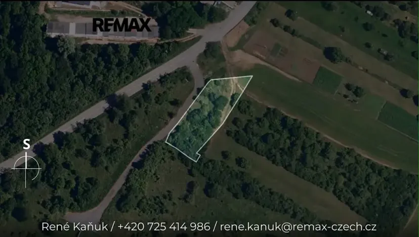 Prodej louky, Oslavany, 1225 m2