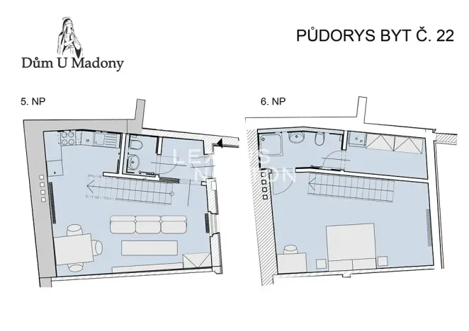 Pronájem bytu 2+kk, Praha - Nové Město, Na Poříčí, 69 m2