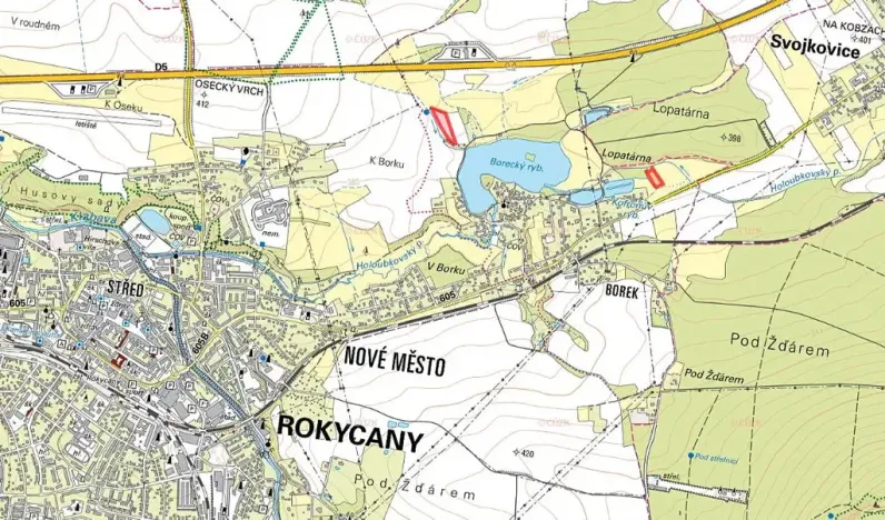 Prodej pole, Rokycany, 5992 m2