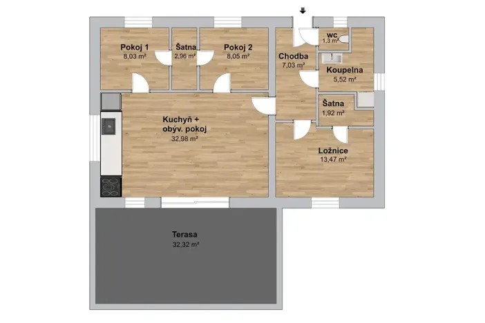 Prodej rodinného domu, Nová Paka, 81 m2
