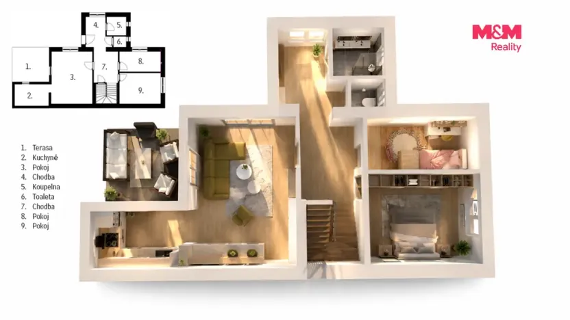 Prodej bytu 3+1, Praha - Lochkov, K celinám, 99 m2