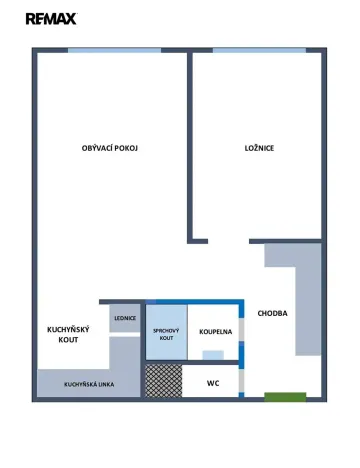 Pronájem bytu 2+kk, Praha - Stodůlky, U jezera, 42 m2