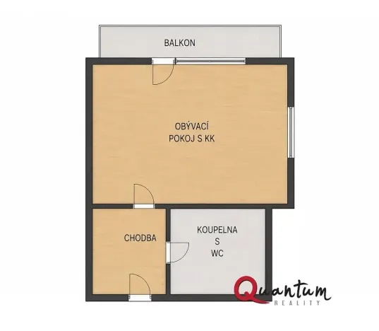 Pronájem bytu 1+kk, Říčany, Na Výšině, 25 m2