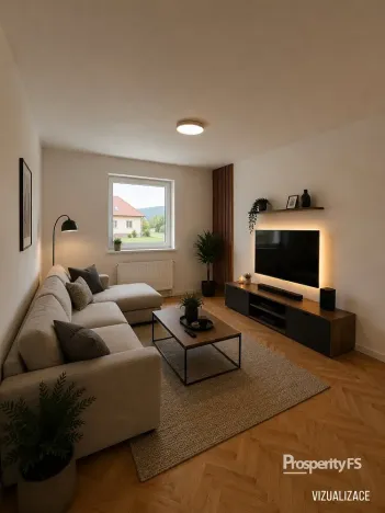 Pronájem bytu 3+1, Kozlovice, 58 m2