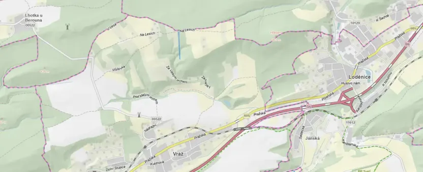 Prodej lesa, Vráž, 3233 m2