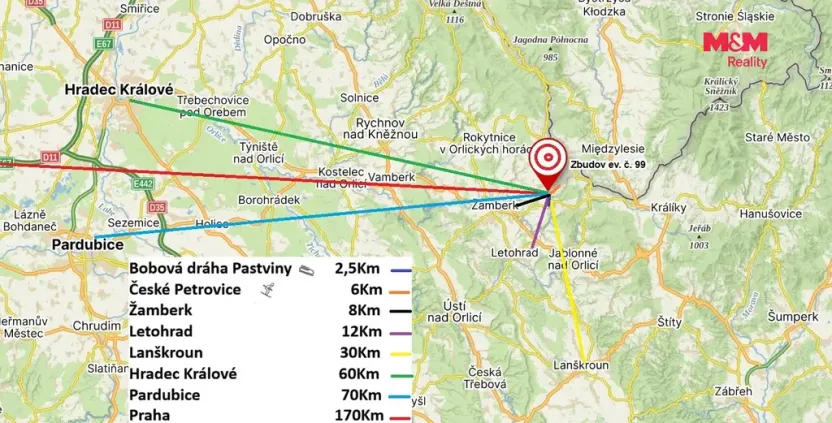 Prodej rodinného domu, Klášterec nad Orlicí - Zbudov, 80 m2