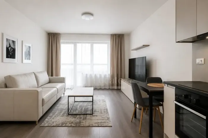Pronájem bytu 1+kk, Praha, Pernerova, 32 m2