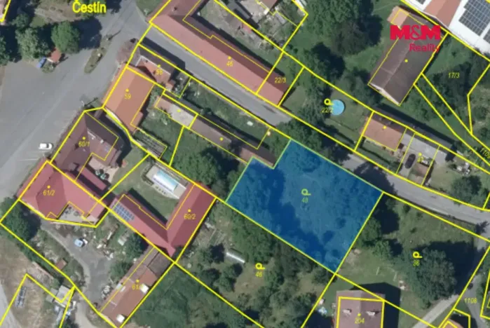 Prodej pozemku pro bydlení, Čestín, 1129 m2