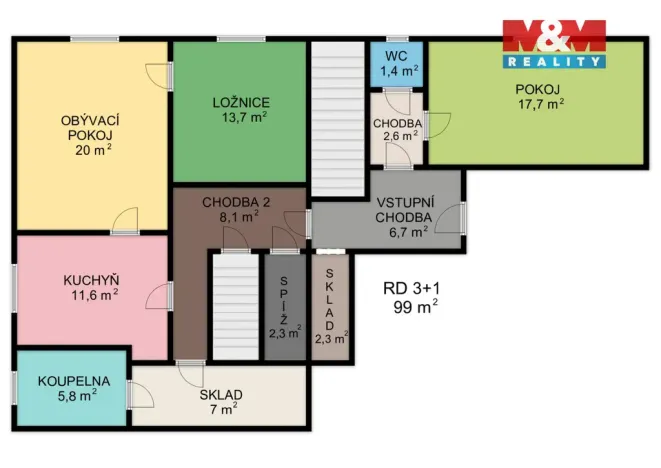 Prodej rodinného domu, Třebovice, 120 m2