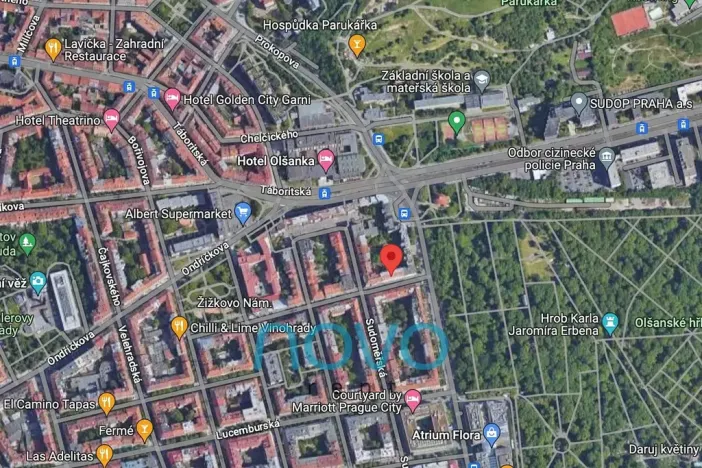 Pronájem bytu 2+kk, Praha - Žižkov, Křišťanova, 53 m2