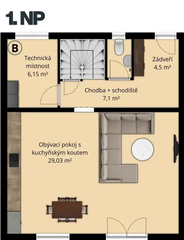 Prodej rodinného domu, Nevřeň, 95 m2