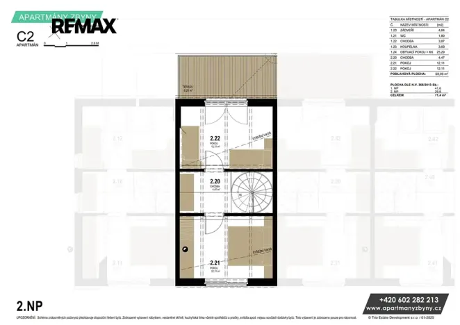 Prodej bytu 3+kk, Doksy, 67 m2