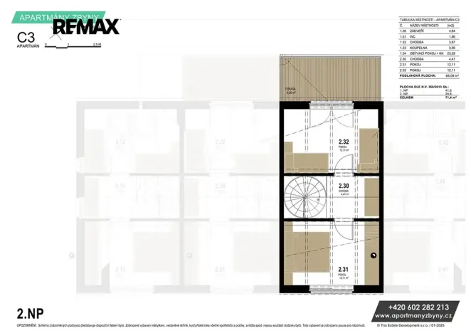 Prodej bytu 3+kk, Doksy, 67 m2