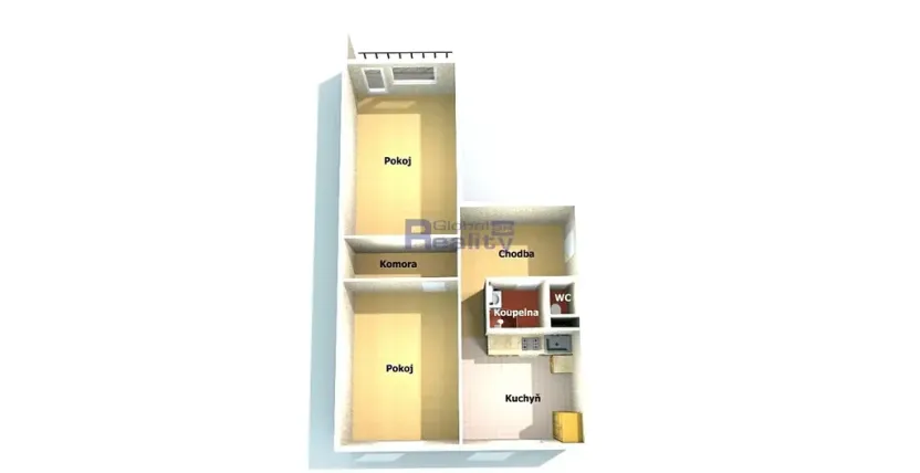 Prodej bytu 2+1, Hradec Králové, Truhlářská, 68 m2