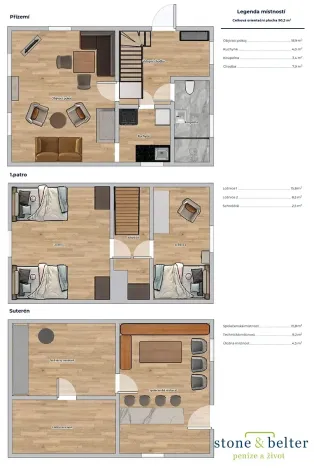 Prodej chaty, Březová-Oleško, Dubí II., 90 m2