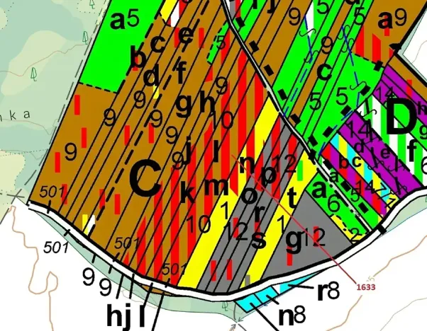 Dražba lesa, Komárov, 5902 m2