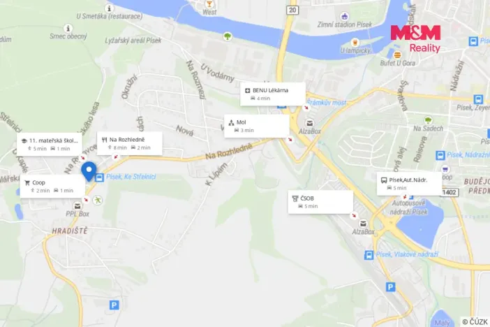 Prodej bytu 3+1, Písek - Hradiště, Ke Střelnici, 88 m2