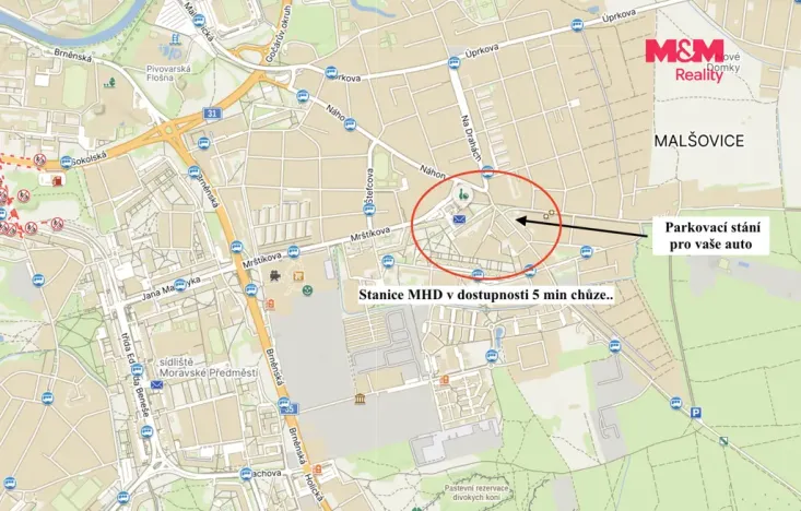 Prodej garážového stání, Hradec Králové, Na Občinách, 17 m2