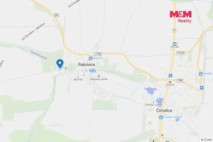 Prodej louky, Rakovice, 1905 m2