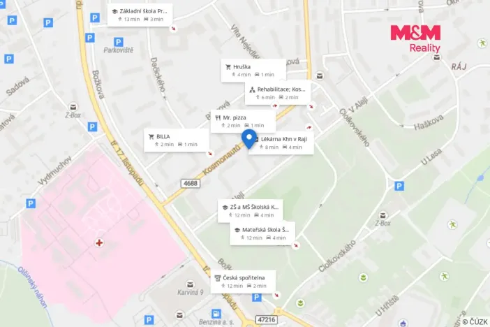 Prodej bytu 2+1, Karviná - Ráj, Kosmonautů, 50 m2