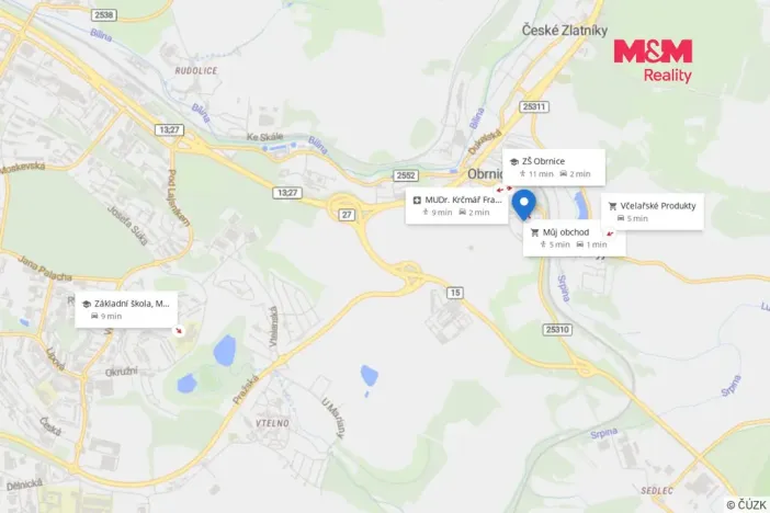 Pronájem bytu 4+1, Obrnice, Nová výstavba, 85 m2