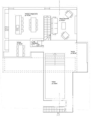 Prodej vily, Vrsi, Chorvatsko, 210 m2