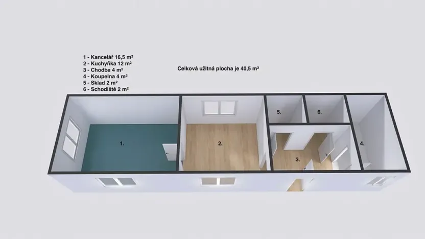 Prodej obchodního prostoru, Jičín, 286 m2