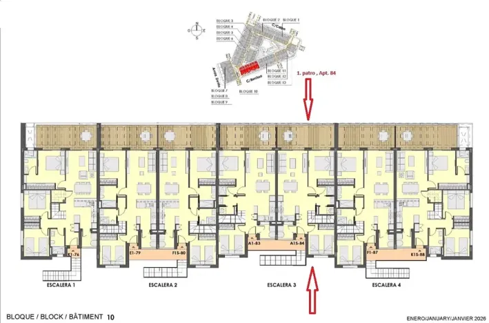 Prodej bytu 3+kk, Torrevieja, Španělsko, 58 m2