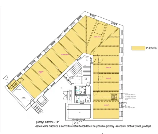 Pronájem obchodního prostoru, Brno, Radlas, 270 m2