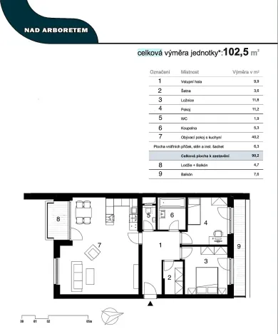 Pronájem bytu 3+kk, Brno, třída Generála Píky, 102 m2