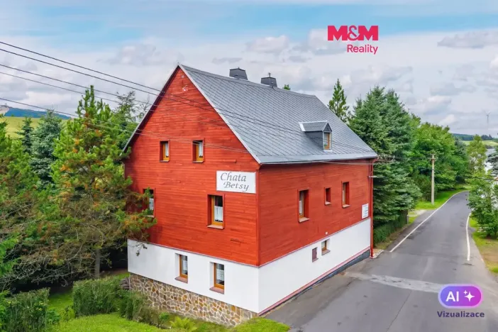Prodej rodinného domu, Loučná pod Klínovcem - Háj, 285 m2