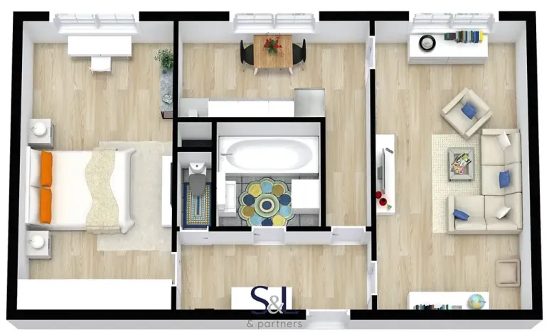 Prodej bytu 2+1, Liberec, Puškinova, 52 m2