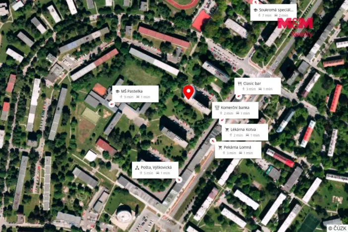Prodej bytu 3+1, Ostrava - Zábřeh, Výškovická, 70 m2