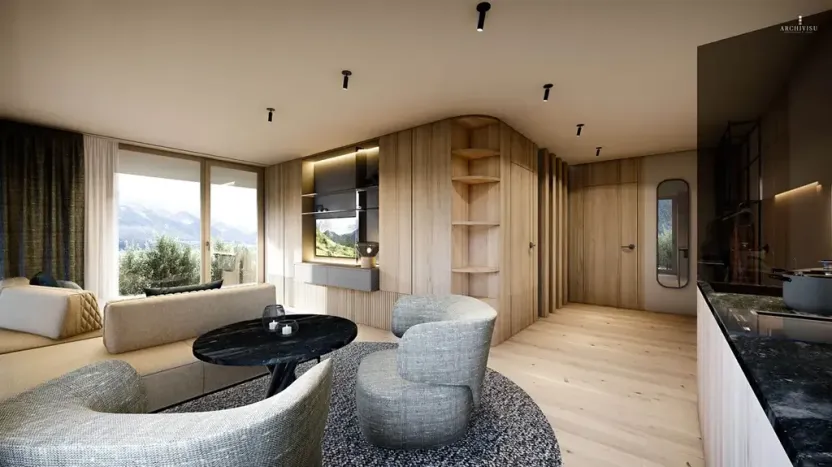 Prodej bytu 2+kk, Oberndorf in Tirol, Rakousko, 48 m2