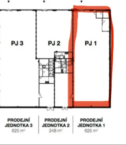 Pronájem obchodního prostoru, Cheb, Pražská, 615 m2