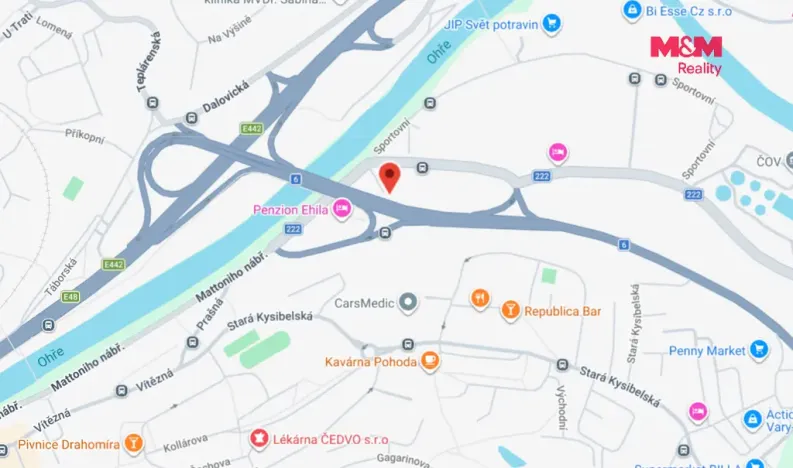 Pronájem garáže, Karlovy Vary, Mattoniho nábřeží, 21 m2