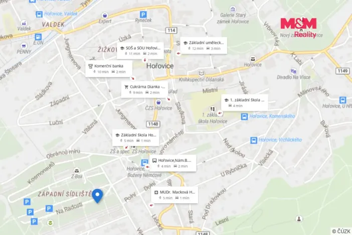 Prodej bytu 2+1, Hořovice, Na Radosti, 51 m2