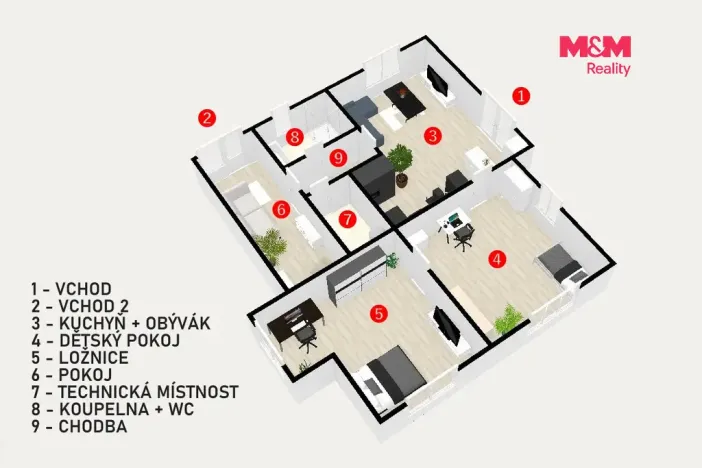 Prodej bytu 4+kk, Havlíčkův Brod, Žižkova, 103 m2