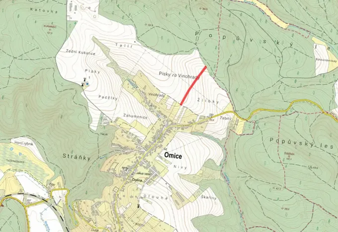 Prodej pole, Omice, 2966 m2