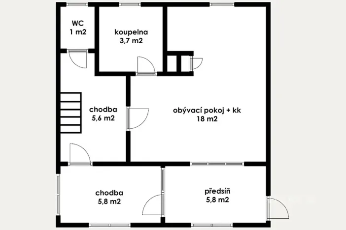 Prodej chalupy, Český Jiřetín, 83 m2