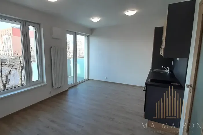 Pronájem bytu 1+kk, Praha - Holešovice, Na Maninách, 33 m2