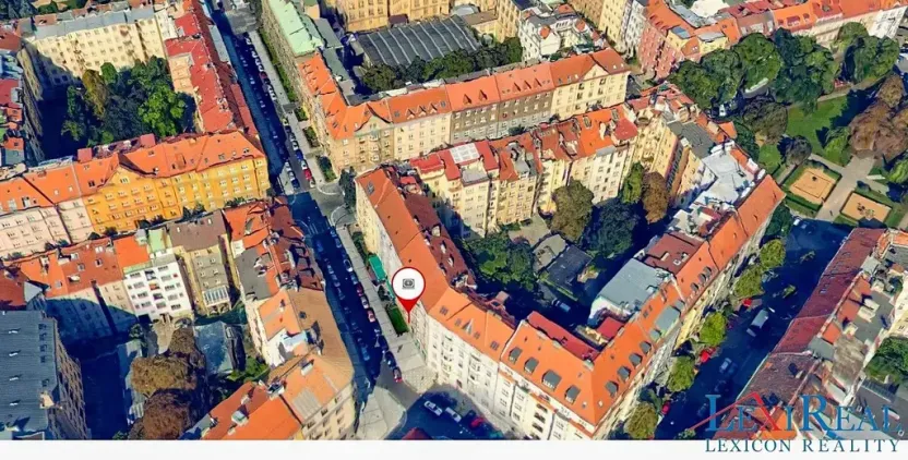 Pronájem bytu 1+1, Praha - Bubeneč, Charlese de Gaulla, 39 m2