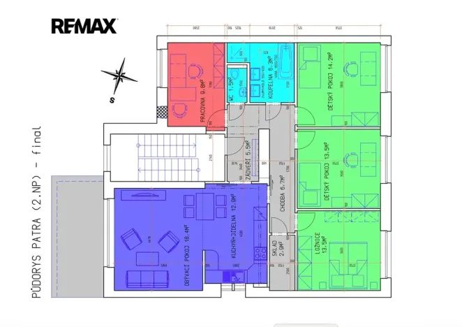 Prodej rodinného domu, Kyjov, třída Komenského, 290 m2
