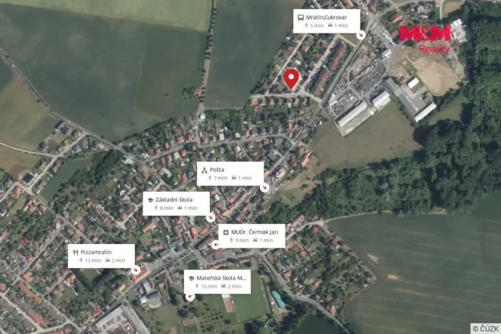 Pronájem rodinného domu, Mratín, Za Dráhou, 128 m2