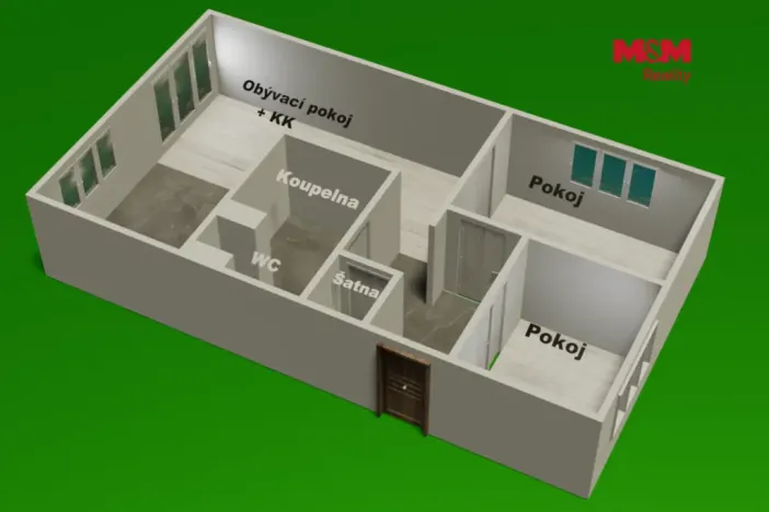 Prodej bytu 3+kk, Most, Petra Jilemnického, 75 m2