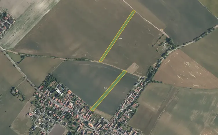 Prodej pole, Kostelní Hlavno, 19238 m2