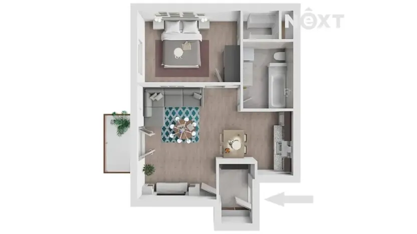 Prodej bytu 2+kk, Brno, U Leskavy, 51 m2