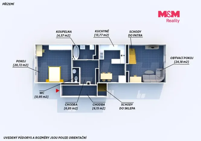 Prodej rodinného domu, Zavidov, 146 m2